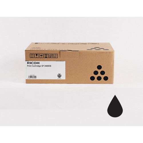 Image of Ricoh 406464/SP3400LA Toner cartridge black, 2K pages/5% for Ricoh...
