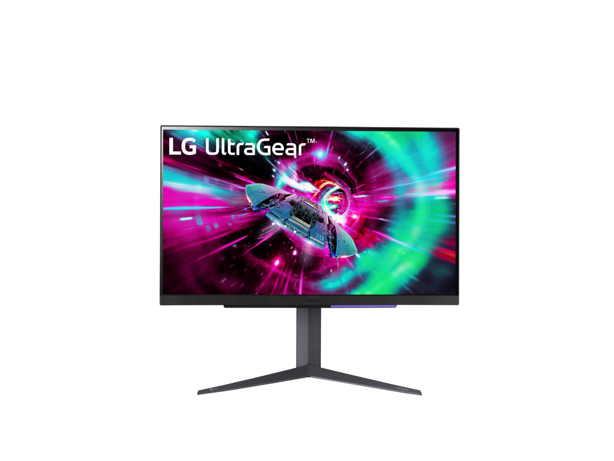 LG 27GR93U-B computer monitor 68.6 cm (27") 3840 x 2160 pixels 4K Ultra HD LED Black, Grey, Purple
