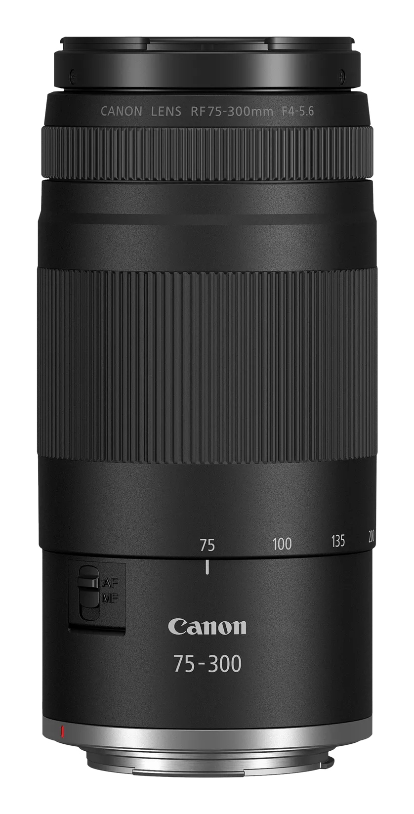 Canon RF 75-300 mm F4-5.6 Cropped frame(APS-C) camera Zoom lens Black