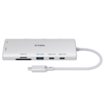 D-LINK 10-in-1 USB-C Hub with Dual 4K HDMI Ports
