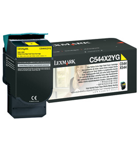 Photos - Ink & Toner Cartridge Lexmark C544X2YG Toner yellow, 4K pages ISO/IEC 19798 for  C 54 