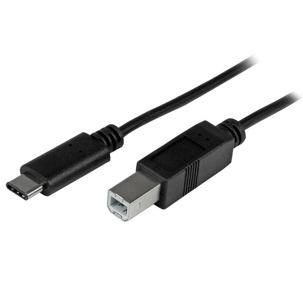 Image of StarTech.com USB-C to USB-B Cable - M/M - 2 m (6 ft.) - USB 2.0