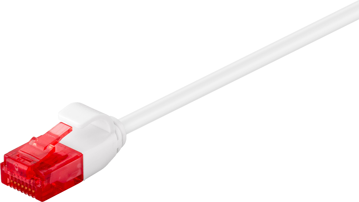 Image of Microconnect V-UTP6005W-SLIM networking cable White 0.5 m Cat6...