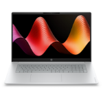 HP OmniBook 3 Laptop 17-dp0000nax AMD Ryzen™ 3 30 43.9 cm (17.3") HD+ 8 GB LPDDR5-SDRAM 512 GB SSD Wi-Fi 6 (802.11ax) FreeDOS Grey, Silver