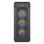 GENESIS Irid 505 ARGB Midi Tower Black, Transparent