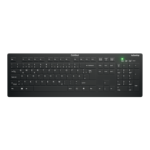 Contour Design Active Key Contour QuickClean Medical Keyboard Removable Cover Full-Size Wireless Black DE C8112