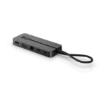 HP Spectre USB-C Travel Dock Bedraad USB 3.2 Gen 1 (3.1 Gen 1) Type-C Zwart