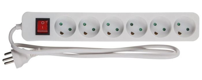Image of Microconnect MC-GRU0650DK power extension 5 m 6 AC outlet(s)...