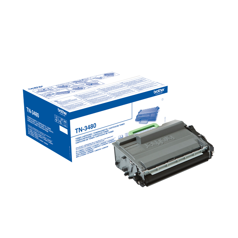 Image of Brother TN-3480 Toner-kit, 8K pages ISO/IEC 19752 for Brother HL-L...