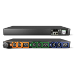 Vertiv Geist MG05M1R0-09P633-2PS56B2H10-S power distribution unit (PDU) 9 AC outlet(s) 0U Black