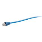 C2G 15ft (4.6m) TAA-Compliant F-Series Cat5e Snagless Shielded (STP) Network Cable - Blue