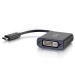 C2G Adaptador Convertidor De USB-C A Vídeo DVI-D, Negro