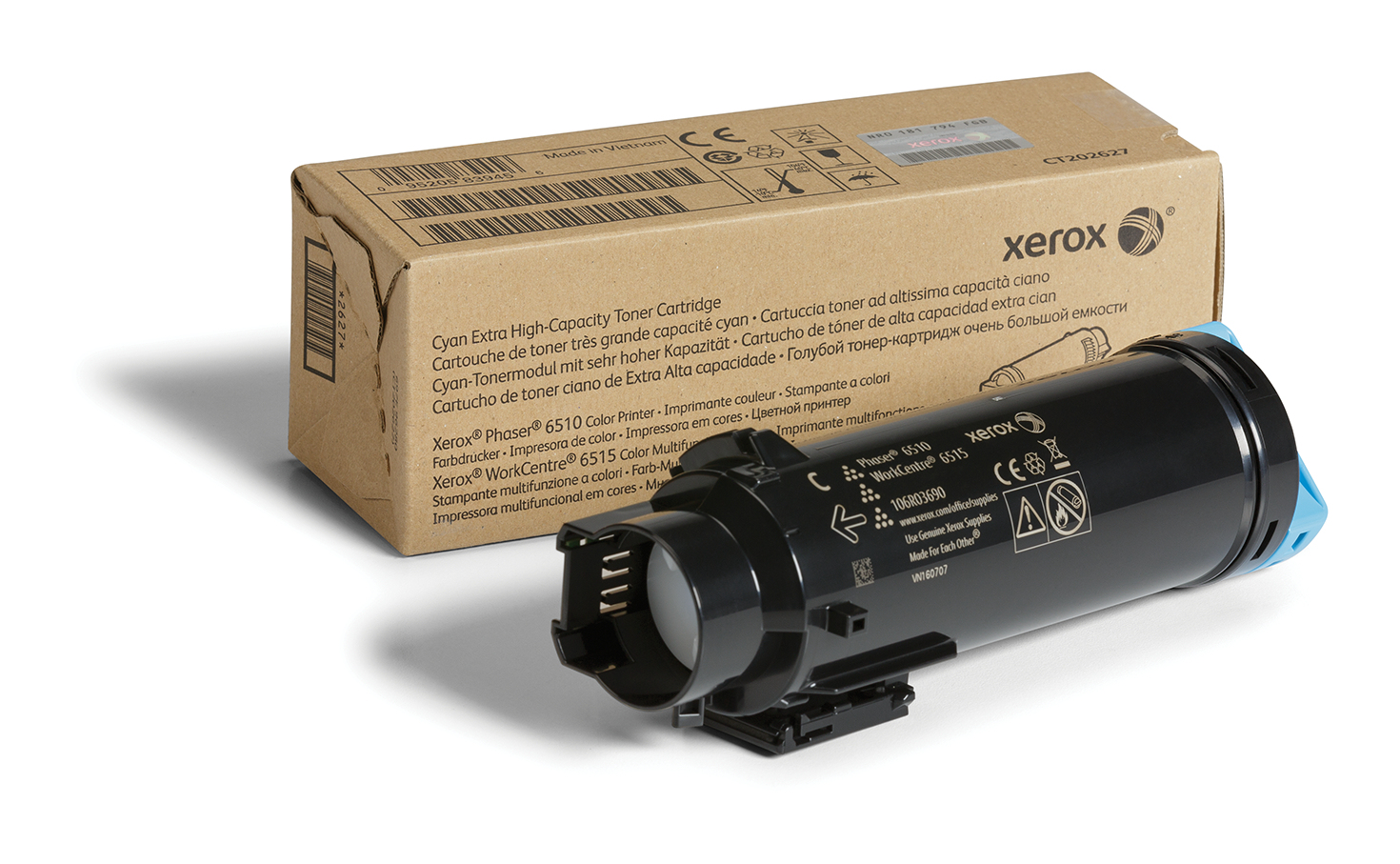 Image of Xerox 106R03690 Toner-kit cyan extra High-Capacity, 4.3K pages...