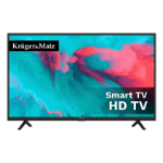 Krüger&Matz KM0232-S6 TV 81.3 cm (32") HD Smart TV Wi-Fi Black 220 cd/m²