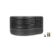 Logitech 920-012327 toetsenbord Kantoor RF-draadloos + Bluetooth QWERTZ Duits Grafiet