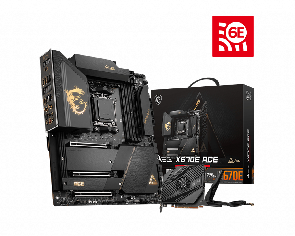 Image of MSI MEG X670E ACE motherboard AMD X670 Socket AM5 Extended ATX
