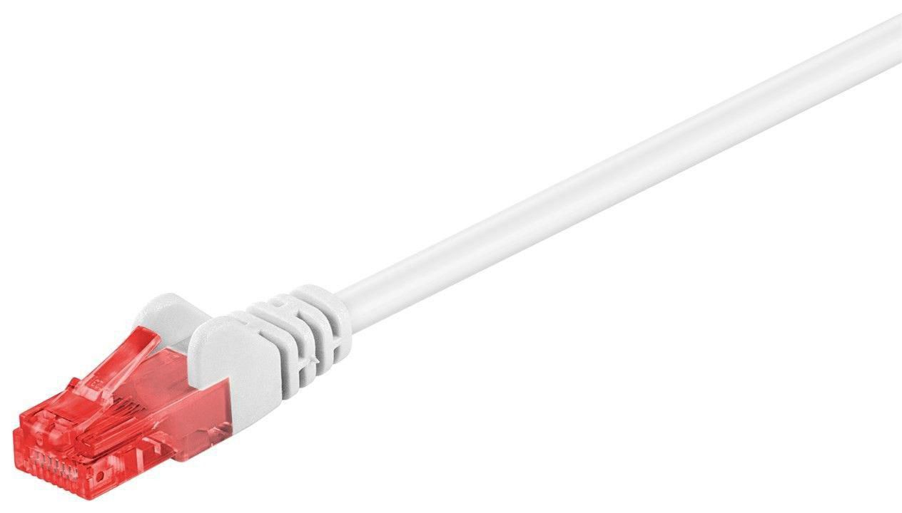 Photos - Cable (video, audio, USB) Microconnect B-UTP6015W networking cable White 1.5 m Cat6 U/UTP  (UTP)
