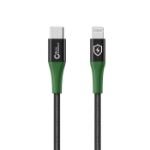 Microconnect MC-SMART USB C-L-1 lightning cable 1 m Black, Green