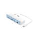 HYPER HD34A6 interface hub USB 3.2 Gen 1 (3.1 Gen 1) Type-A 5 Mbit/s White