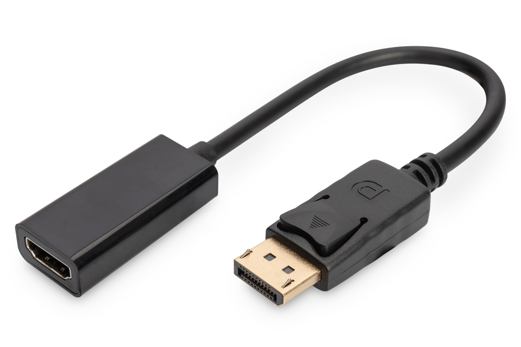 Photos - Cable (video, audio, USB) Digitus DisplayPort Adapter / Converter, DP/M - HDMI type A/F AK-340408-00 