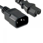 eNet Components C14C15-4F-ENC power cable Black 47.6" (1.21 m) C14 coupler C15 coupler