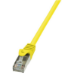 LogiLink Cat.6 U/UTP, 10m networking cable Yellow Cat6 U/UTP (UTP)