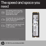 HP 1TB PCIe-4x4 NVMe M.2 G10 Solid State Drive