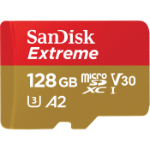 Sandisk Extreme memory card 128 GB MicroSDXC Class 3 UHS-I