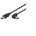 Microconnect USBAB5ANGLED USB cable USB 2.0 5 m USB A USB B Black