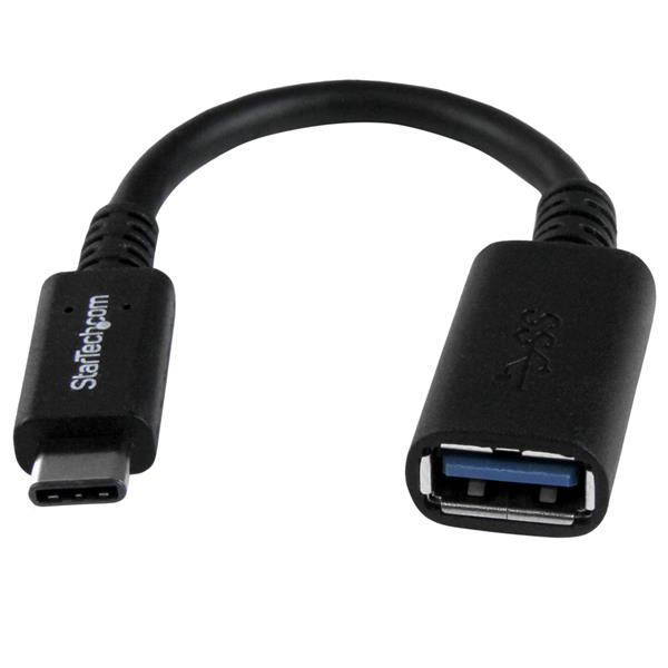 Image of StarTech.com USB-C to USB-A Adapter Cable - M/F - 6in - USB 3.0...
