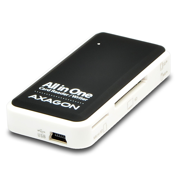 Image of Axagon CRE-X1 card reader USB 2.0 Black, White