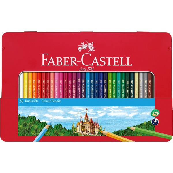 Faber-Castell 115886 colour pencil Beige, Black, Blue, Bronze, Brown, Green, Multicolour, Pink, White, Yellow 1 pc(s)