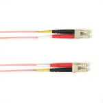 Black Box LC–LC 10-m fibre optic cable 10 m OM3 Pink