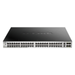 D-Link DGS-3130-54PS/E network switch Managed L3 Gigabit Ethernet (10/100/1000) Power over Ethernet (PoE) Grey