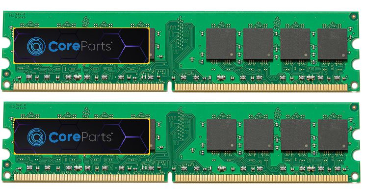 Image of CoreParts MMI0345/8GB memory module 2 x 4 GB DDR2 667 MHz ECC