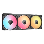 Corsair iCUE LINK RX360 II Unified Frame RGB PWM PC Fans Starter Kit Computer case Air cooler 12 cm Black 1 pc(s)