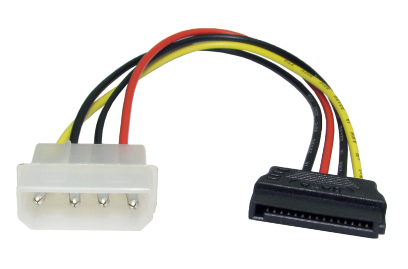 Photos - Cable (video, audio, USB) Cables Direct 0.20m 4pin molex - SATA CDL-414 