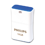 Philips FM16FD85B/00 USB flash drive 16 GB USB Type-A 2.0 Blauw, Wit