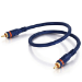 C2G 2m Velocity Digital Audio Coax Cable cable de vídeo compuesto RCA Negro