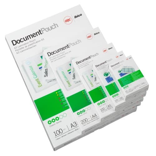 GBC Card Laminating Pouches 54x86mm 2x125 Micron Gloss (100), 247 in