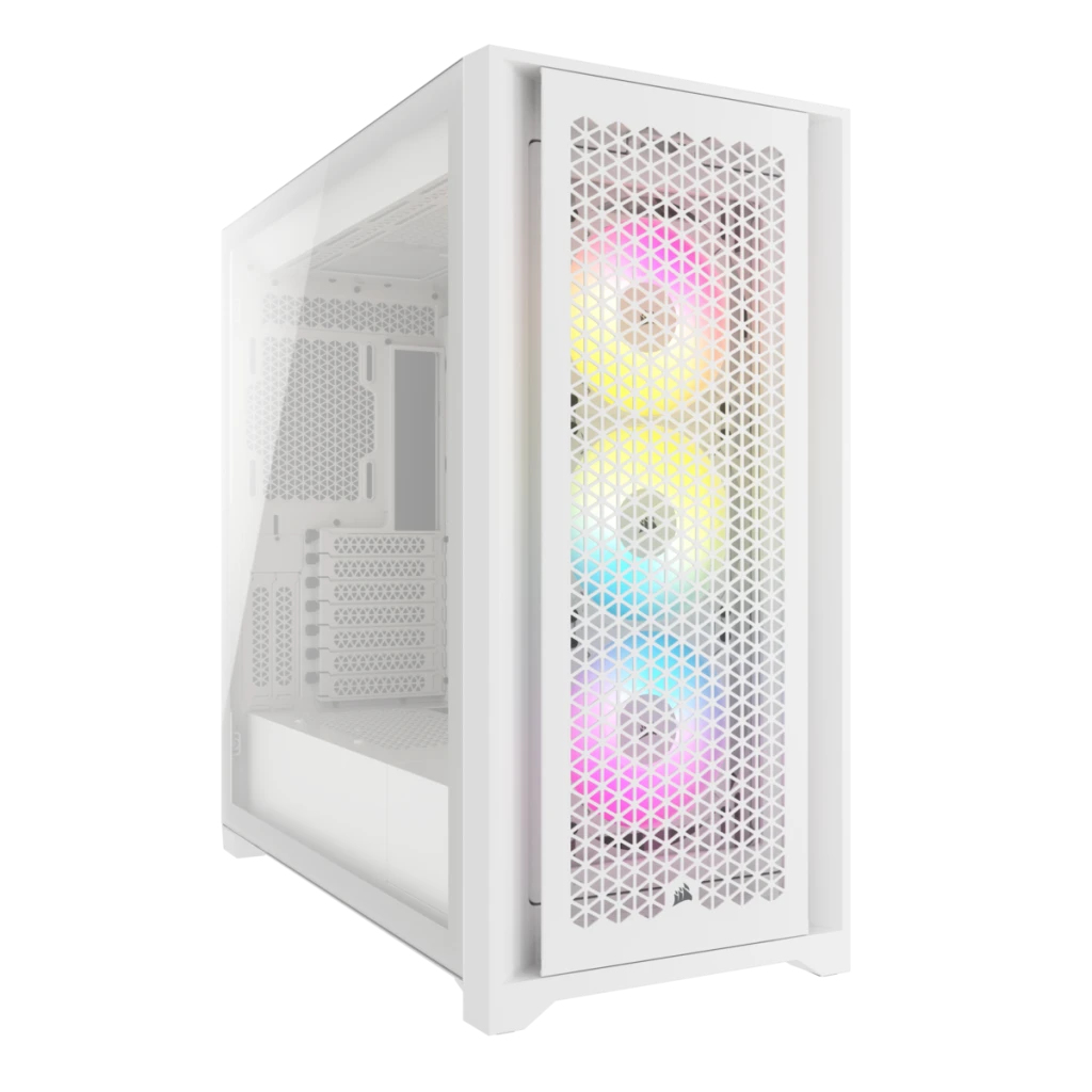 Image of Corsair iCUE 5000D RGB Airflow Midi Tower White