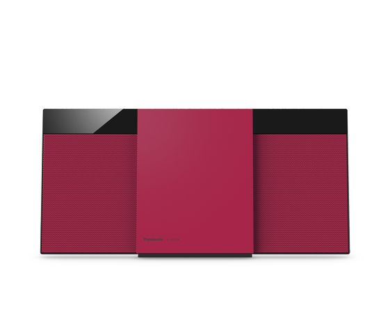 Panasonic SC-HC304 HiFi CD player Red