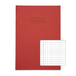 Rhino 13 x 9 Oversized Exercise Book 40 Page Red S7 (Pack of 100)