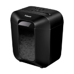 Fellowes LX Series Paper Shredder LX25 6 Sheet Cross Cut Shredder with 11.5 Litre Bin High Security P4 Black