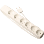 Microconnect GRUELM5H000 power extension 6 AC outlet(s) White