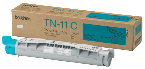 Image of Brother TN-11C Toner cyan, 6K pages/5% for Brother HL-4000 CN