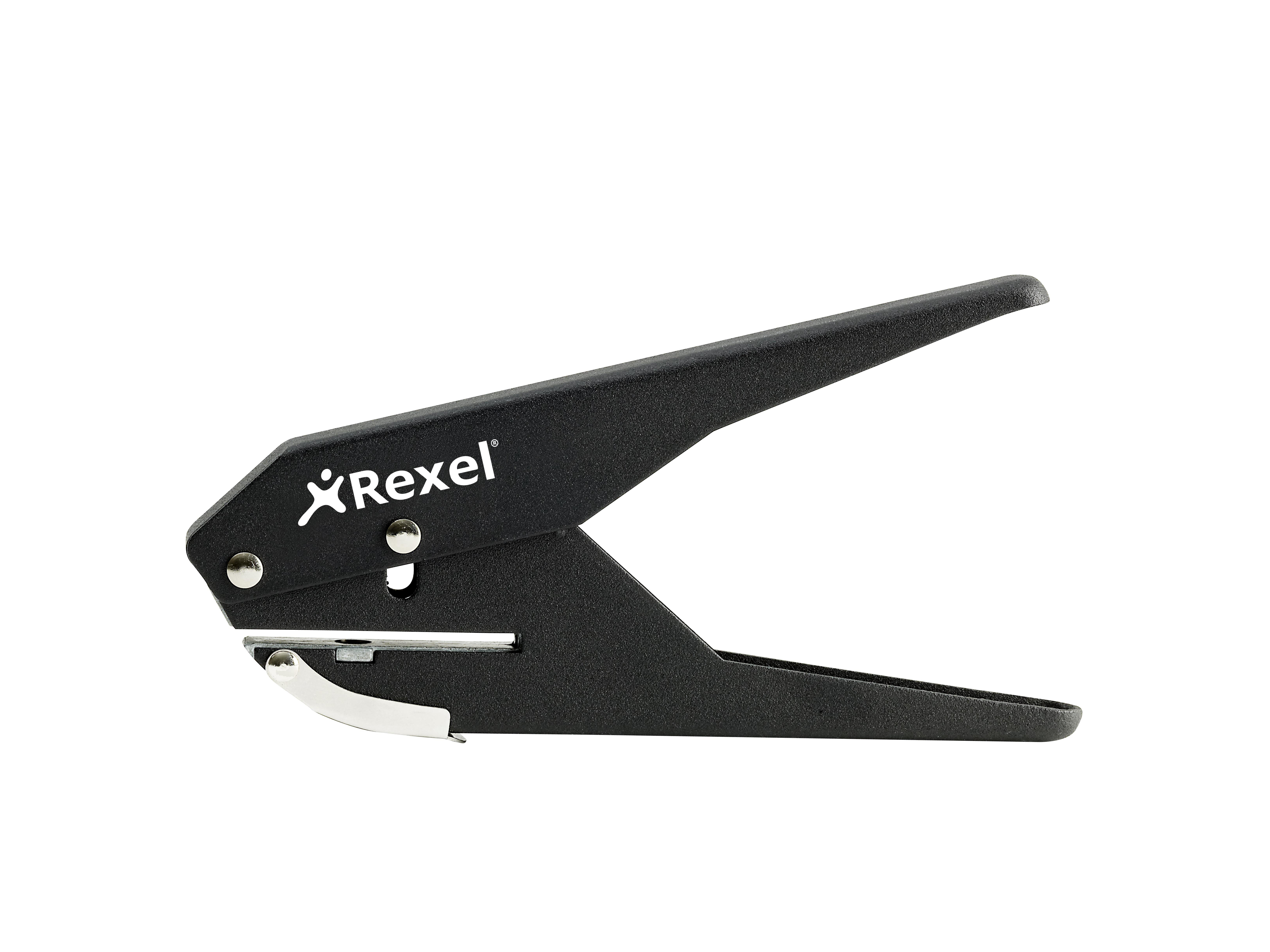 Image of Rexel S120 Single Hole Plier Punch Black