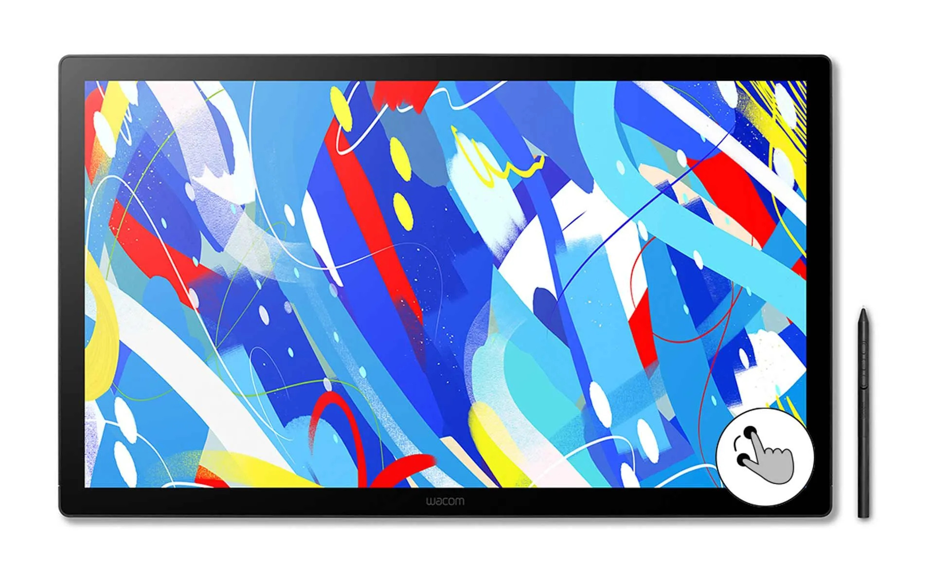 Wacom Cintiq 24 Touch Enterprise graphic tablet Black 5080 lpi 522 x 2