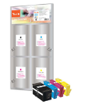 Peach 319491 inktcartridge Zwart, Cyaan, Magenta, Geel