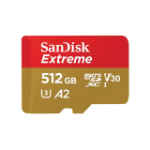 SanDisk Extreme 512 GB MicroSDXC UHS-I Class 10